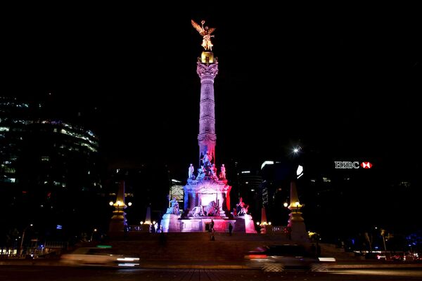 天使紀念碑在墨西哥城 - 俄羅斯衛星通訊社