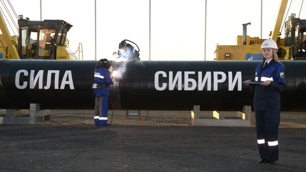 “西伯利亚力量”天然气管道 - 俄罗斯卫星通讯社