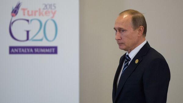 Президент РФ В.Путин принимает участие в саммите G20 в Турции - 俄羅斯衛星通訊社
