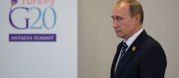 Президент РФ В.Путин принимает участие в саммите G20 в Турции - 俄羅斯衛星通訊社