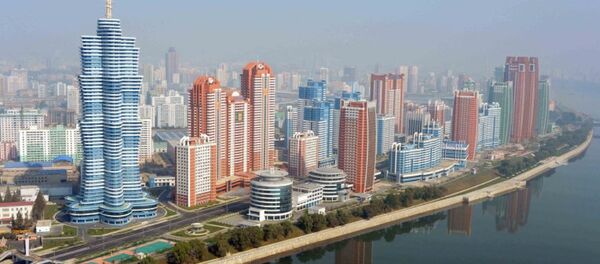 平壤建成53层居住用摩天大楼 - 俄罗斯卫星通讯社