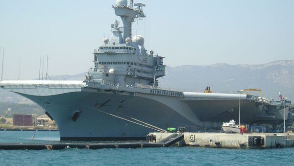 法國航母在地中海與俄軍取得聯繫 - 俄羅斯衛星通訊社
