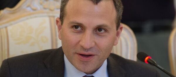 黎巴嫩外长巴西勒 黎巴嫩外长巴西勒 - 俄罗斯卫星通讯社