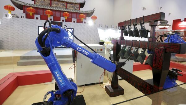 1-8月中國工業機器人產量突破10萬台 - 俄羅斯衛星通訊社