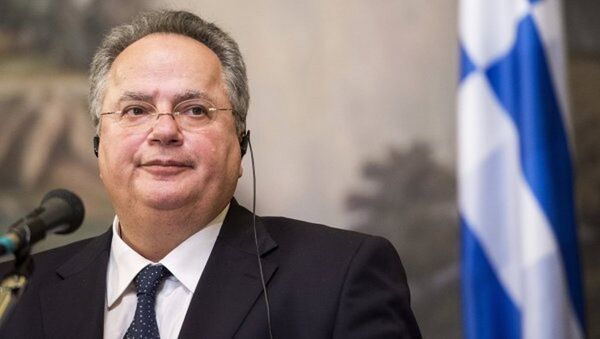 希腊外长呼吁非暴力解决俄苏-24事件 - 俄罗斯卫星通讯社