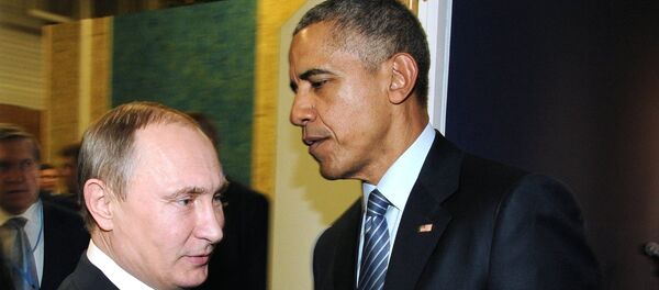 普京与奥巴马在巴黎的会面时间超过半小时 - 俄罗斯卫星通讯社