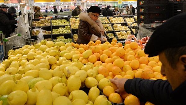 土耳其水果在俄羅斯商店 - 俄羅斯衛星通訊社