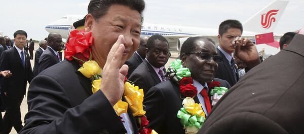 习近平抵达哈拉雷 习近平抵达哈拉雷 - 俄罗斯卫星通讯社