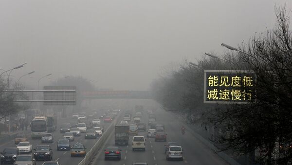 中国首都所有工厂因重度生态污染红色预警而暂时关闭 - 俄罗斯卫星通讯社