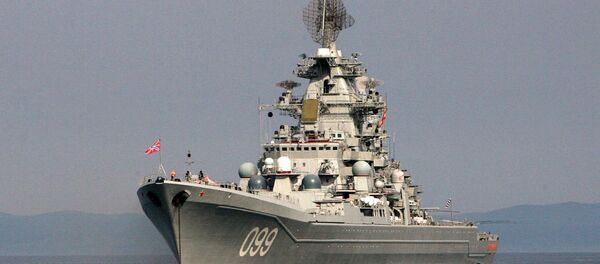 Тяжелый атомный ракетный крейсер Северного флота Петр Великий - 俄罗斯卫星通讯社