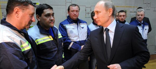 普京啓動從庫班到克里米亞能源橋的第二條線路 普京啓動從庫班到克里米亞能源橋的第二條線路 - 俄羅斯衛星通訊社