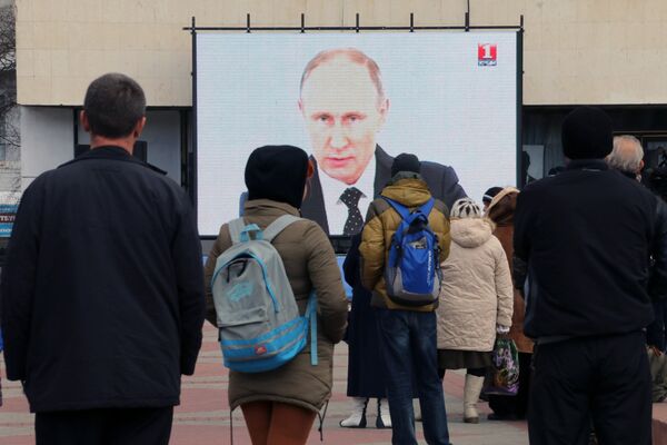 俄總統發表致聯邦會議國情咨文 俄總統發表致聯邦會議國情咨文 - 俄羅斯衛星通訊社