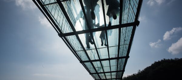 中國將建成世界上最長玻璃橋 - 俄羅斯衛星通訊社