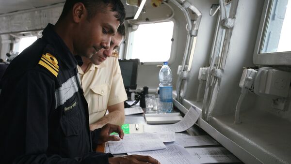 俄太平洋艦隊艦艇編隊抵達印度維沙卡帕特南海軍基地 - 俄羅斯衛星通訊社