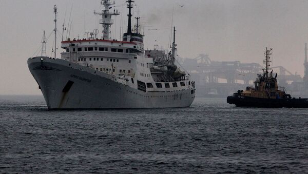 “弗拉基米爾海軍上將”號科考船在印度洋從事調查活動 - 俄羅斯衛星通訊社