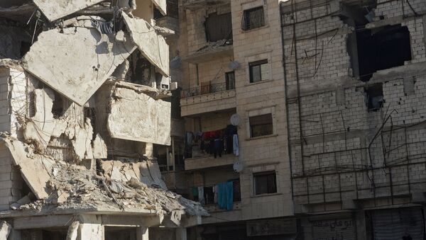 目击者：叙利亚阿勒颇市中心遭火箭弹袭击 3死5伤 - 俄罗斯卫星通讯社