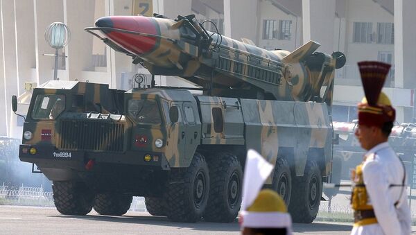 巴基斯坦军队首次发射能够携带核弹头的巡航导弹 - 俄罗斯卫星通讯社