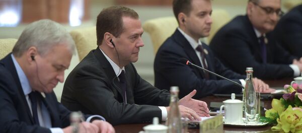 Премьер-министр РФ Д.Медведев принял участие в совете глав правительств стран ШОС Премьер-министр РФ Д.Медведев принял участие в совете глав правительств стран ШОС - 俄羅斯衛星通訊社