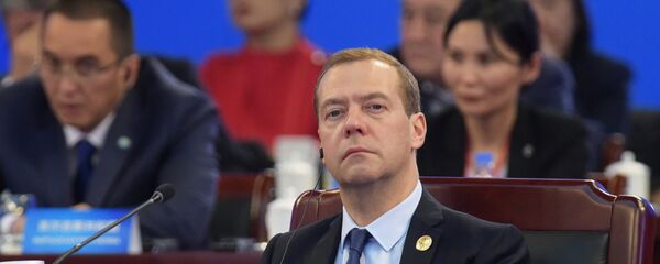 Премьер-министр РФ Д.Медведев принял участие в заседании Совета глав правительств стран ШОС - 俄罗斯卫星通讯社