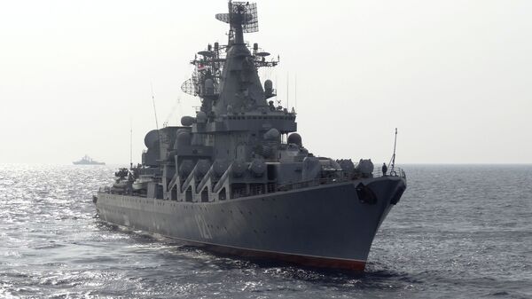 俄“莫斯科”号巡洋舰 - 俄罗斯卫星通讯社