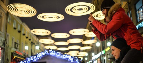 莫斯科新年灯饰 莫斯科新年灯饰 - 俄罗斯卫星通讯社