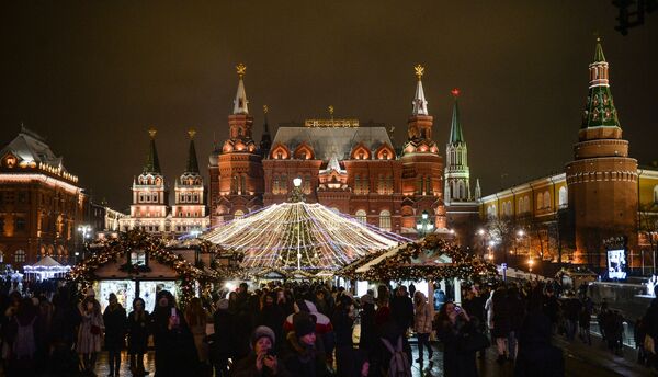 莫斯科新年燈飾 - 俄羅斯衛星通訊社