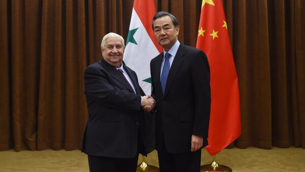 中国外长：叙利亚的未来及其政府的命运应由叙人民决定 - 俄罗斯卫星通讯社