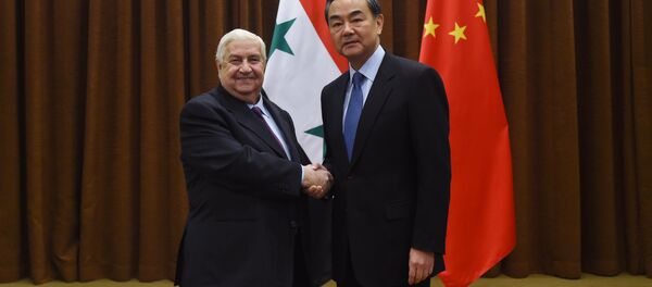 中国外长：叙利亚的未来及其政府的命运应由叙人民决定 - 俄罗斯卫星通讯社