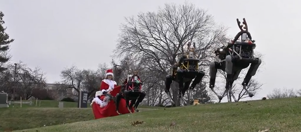 谷歌機器人變身聖誕“馴鹿” - 俄羅斯衛星通訊社