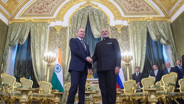 俄总统普京表示，俄罗斯与印度认为，必须建立一个广泛的反“伊斯兰国”联盟 - 俄罗斯卫星通讯社