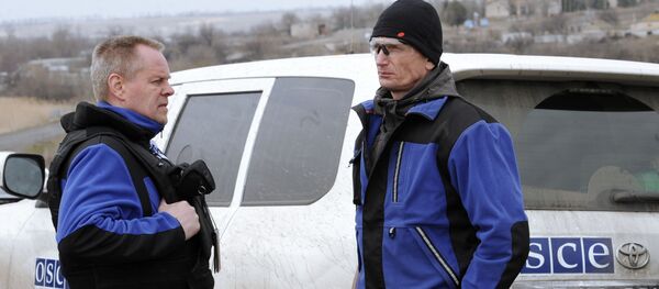 歐安組織特別監督委員會證實觀察員在頓巴斯遭襲 歐安組織特別監督委員會證實觀察員在頓巴斯遭襲 - 俄羅斯衛星通訊社