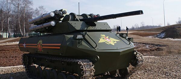 “天王星-9”（Uran-9）多功能机器战车 - 俄罗斯卫星通讯社