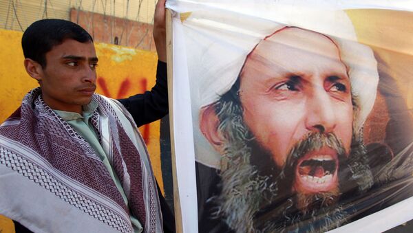 沙特阿拉伯什叶派穆斯林抗议处死伊斯兰传教士 - 俄罗斯卫星通讯社
