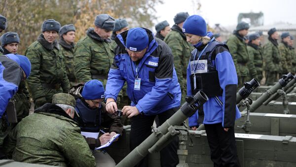 民兵：向頓巴斯派遣歐安組織武裝使團將中斷“明斯克-2”協議 - 俄羅斯衛星通訊社