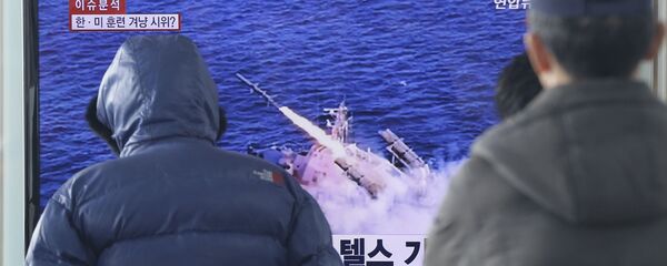 韩国军方：朝鲜潜基发射导弹的新视频造假 - 俄罗斯卫星通讯社