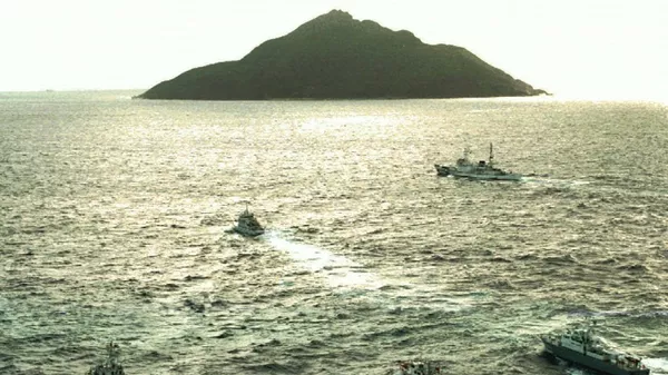 中国海警舰船编队6月25日巡航钓鱼岛领海 - 俄罗斯卫星通讯社