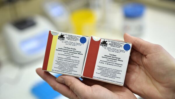 俄埃博拉疫苗成本價約為每劑160美元 - 俄羅斯衛星通訊社