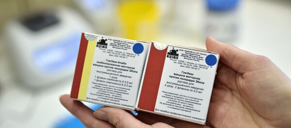 俄埃博拉疫苗成本价约为每剂160美元 - 俄罗斯卫星通讯社