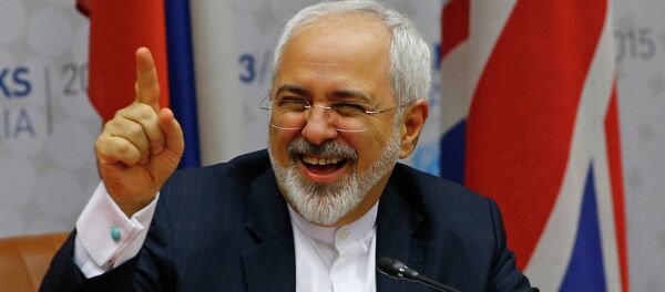 伊朗外长扎里夫 - 俄罗斯卫星通讯社
