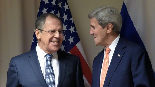 俄外長與美國務卿討論籌備敘政府和反對派日內瓦會晤問題 - 俄羅斯衛星通訊社