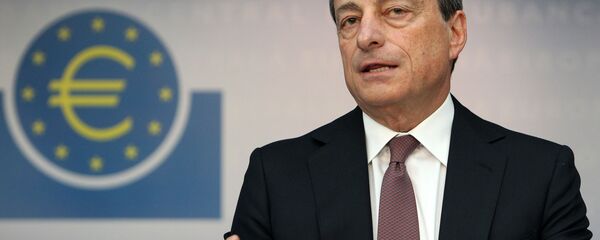歐洲中央銀行行長馬里奧·德拉吉 歐洲中央銀行行長馬里奧·德拉吉 - 俄羅斯衛星通訊社