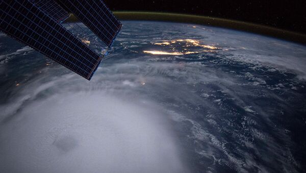宇航員推特曬暴風雪籠罩美國東部的太空照片 - 俄羅斯衛星通訊社