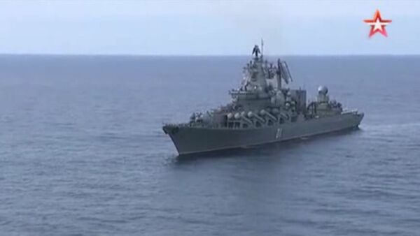 鳥瞰“瓦良格”號巡洋艦 - 俄羅斯衛星通訊社