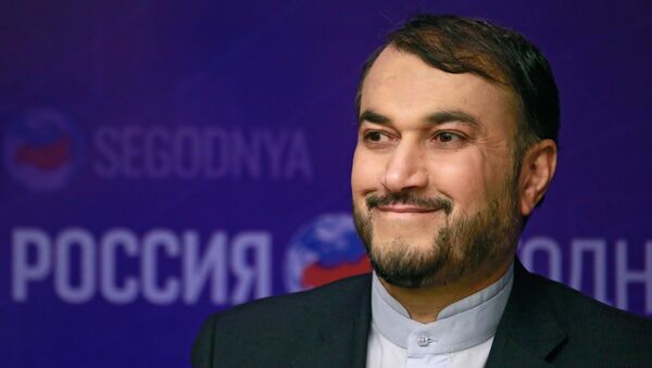 伊朗副外長侯賽因∙阿卜杜拉希安（Hossein Abdollahian） - 俄羅斯衛星通訊社