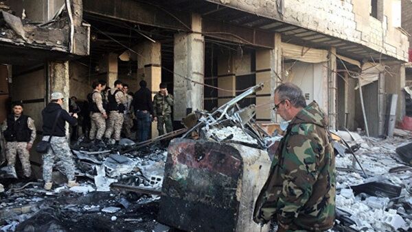 媒體：大馬士革與霍姆斯發生恐怖襲擊並造成177人死亡 - 俄羅斯衛星通訊社