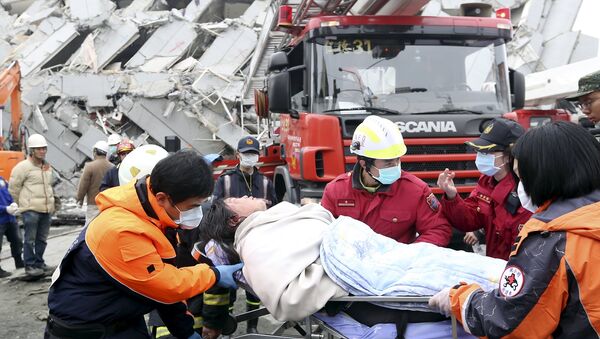台灣地震已致6人死亡 數百人送醫 - 俄羅斯衛星通訊社