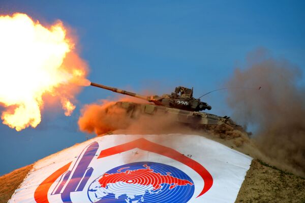 俄罗斯T-90坦克 - 俄罗斯卫星通讯社