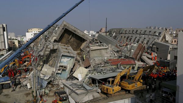 媒体：台湾地震已致55人遇难 - 俄罗斯卫星通讯社