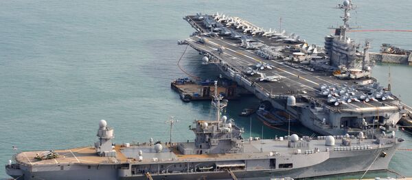 美国向东亚海域调遣第二支航母群 美国向东亚海域调遣第二支航母群 - 俄罗斯卫星通讯社