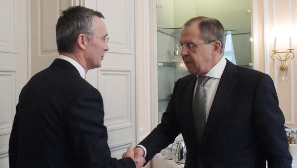 快讯：拉夫罗夫开始与北约秘书长斯托尔滕贝格在慕尼黑进行会谈。 - 俄罗斯卫星通讯社